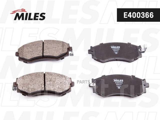   Hyundai Sonata 88-93; Nissan Primera W10 90-98  Low-metallic Miles Miles E400366 E400366 