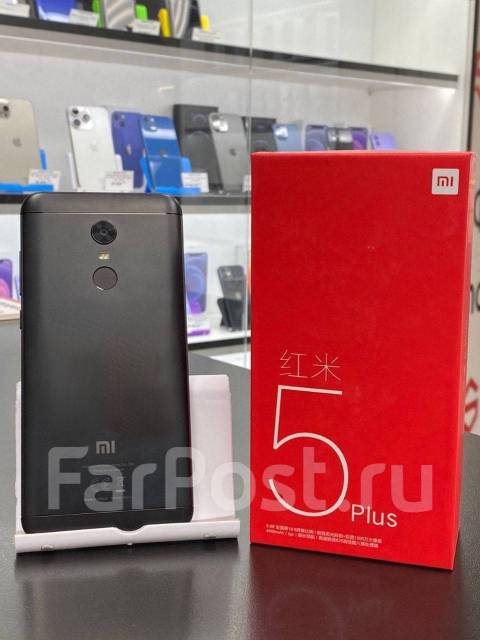 Xiaomi Redmi 5 Plus - 3/32Gb, Black. Как новый, 32 гб, 5.99", моноблок ...