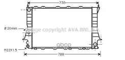 �������� ������� ���������� AUDI 100 2.8E, 2.8E quattro (9094) Ava ���. AIA2081 AIA2081 ����