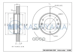 ���� ���������, �������� (300x30) 6 ��� Hyundai H-1(TQ) 08; 09B61110; 361787; 517124H000; 517124H500; BG4296; BS0380; DF6446; DF7866; GD0198; HM517124...