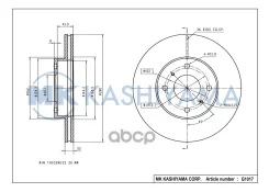 ���� ���������, �������� 09.5254.20 (280�22) 4 ��� Nissan 200 SX I-III (S11-S13) 1979-1995/ Almera II N16 2000-2006 09525420; 09525420�����; 09525421...