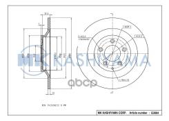 ���� ���������, ������ 08. C425.11 (303x10) 5 ��� Mazda CX-5 (KE, GH) 11- 08C42511; 08C4251X; 08C42575; 33107111; 361900; 5HA026251; BS0476; DDF255; G...