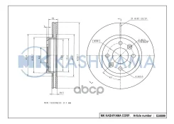 ���� ��������� �������� DF2586 (259x20,6) 4 ��� NI Kubistar (X76, X80) 03-; RE Clio 91-08, Kangoo 97-, Megane 96-03, Twingo 96-; 09580221; 09580224; 0...