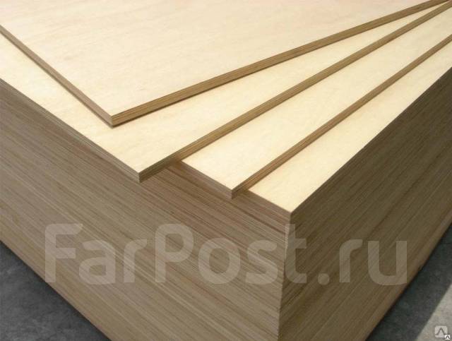 Фанера Березовая 2440х1220, шлифованная, ФСФ "Свеза" сорт 3/4, в ...