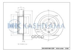 ���� ��������� ������ Nissan JUKE 10-/Qashqai 07- G1004 MK Kashiyama ���. G1004 G1004 ����