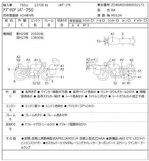 Aprilia Shiver 750. 750����. ��., ��������, ���������, ��� ������� ����