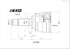 ���� ������� 25/22 | ����� | INKO 327006 327006 ����
