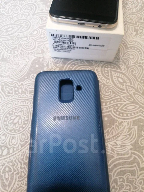 Samsung Galaxy A6. �/�, 32 ��, �������, 4G LTE, Dual-SIM, NFC ����