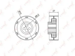 ����� �������� ����� ��� AUDI 80/A4/A6 2.4/2.6/2.8 94-97 / �1 / VAR.2 PB1005 ����