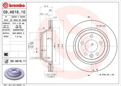 ��������� ���� 09a61611 Brembo 09A61611 ����
