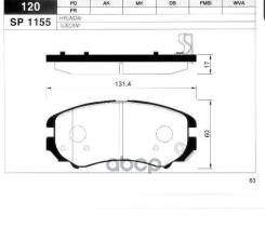   ,  Sangsin Brake SP1155 SP1155 