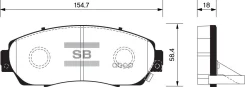 ������� ��������� ��������, �������� Sangsin Brake SP2115 SP2115 ����