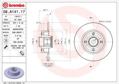 ���� ��������� 08a14117 Brembo 08A14117 ����