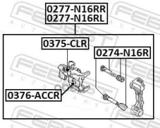 ������� ��������� ������ ����� Nissan Almera N16 2000-2006 [178Febest0277N16RL] 0277N16RL ����