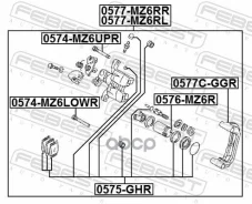 ������� ��������� ������ ����� Mazda6 (GG)/ Mazda6 (GH) [178Febest0577MZ6RL] 0577MZ6RL ����