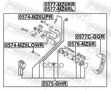 ������� ��������� | ��� ���� | Mazda6 GG China, 6 GG, 6 GH, Atenza Sedan, Sport GH, 6 Wagon GH, Atenza [178Febest0577MZ6RR] 0577MZ6RR ����