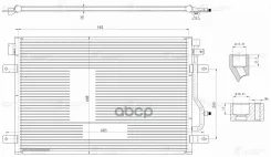 �������� ������������ (���������) AUDI A4 [B6] (2000-2004) 605 X 401 X 16 [178Luzarlrac1808] LRAC1808 ����