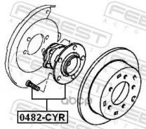 �������� ���������� ����. ���! Mitsubishi ASX 4x4 1.5-2.3 06 [178Febest0482CYR] 0482CYR ����