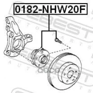 ������� �������� Toyota Prius (2003-2009) [178Febest0182NHW20F] 0182NHW20F ����