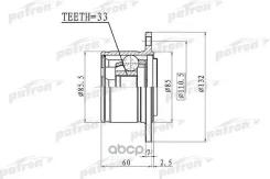���� ���������� �������� Mitsubishi L200 (K6, K7) (1996-2006) [178Patronpcv1873] PCV1873 ����