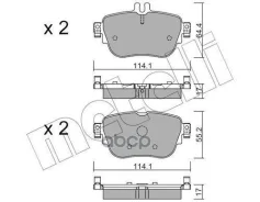 ������� ��������� ������ �������� �������� Mercedes BENZ W213 E-Klasse (2016) [178Metelli2211360] 2211360 ����
