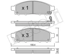 ������� ��������� �������� �������� Mitsubishi L200 (KB) (2006) [178Metelli2207910] 2207910 ����
