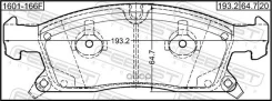 ������� ��������� �������� �������� Mercedes BENZ W166 M-Klasse (ML/GLE) (2011) [178Febest1601166F] 1601166F ����