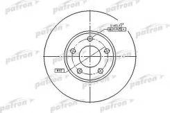 ���� ��������� �������� ������������� VW Passat [B5] (2000-2005) [178Patronpbd2652] PBD2652 ����