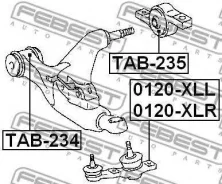 ����� ������� ������ ������ Lexus GS 300/400/430 (05)/ IS 250/350 (05) [178Febest0120XLR] 0120XLR ����