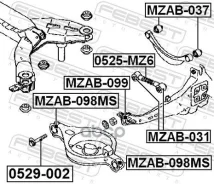 ���� ����������� ������� Mazda6 (GG) (2002-2007) [178Febest0525MZ6] 0525MZ6 ����