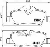 ������� ��������� ������ �������� �������� MINI F55 (2014) [178Triallipf4301] PF4301 ����