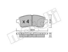 ������� ��������� �������� �������� FORD Fiesta (2008)/ Mazda 2 (DE) (2007) [178Metelli2207932] 2207932 ����