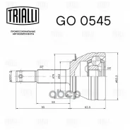 ���� �������� �������� Lanos (1997) ��� ABS /Nexia 1.5 8V ����� 1998 [178Trialligo0545] GO0545 ����