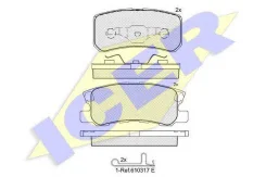 ������� ��������� ������ �������� �������� Mitsubishi Pajero 00 Akebono [178ICER181375] 181375 ����