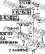 ����������� ��������� ������ Lexus LS (USF4#) (2006) [178Febesttab483] TAB483 ����