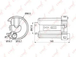������ ��������� Mazda 323 (BJ) (1998-2002) � ��� [178Lynxautolf543M] LF543M ����