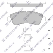 ������ ������� Citroen Berlingo/Peugeot Partner �� ���������� � ZV41H4 [178Citroenpeugeot4103H4] 4103H4 ����
