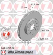 ���� ��������� ! �����. 288x25/50-5x112 Audi A3, Skoda Octavia, VW Golf 1.6-2.0TDi 03 [178Zimmermann600322120] 600322120 ����
