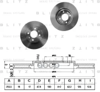 ���� ��������� �������� ������������� Huynday GETZ 256 �� /14 [178Blitzbs0280] BS0280 ����