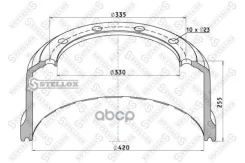 ����. ������� !420x200/215 H=256 d=300/335 n10x23 SAF SK/RS9042/20 [178Stellox8500062SX] 8500062SX ����