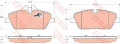 ������� ��������� �������� �������� MINI R56 (2005)/ Clubman R55 (2006) [178Trwgdb1611] GDB1611 ����