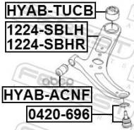    Hyundai Solaris (2010) [178Febest1224SBLH] 1224SBLH 