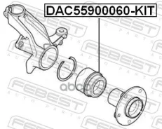�������� ���������� ����. ���.! Peugeot Boxer, Fiat Ducato 2.0-3.0D/HDi 04=1800kg [178Febestdac55900060KIT] DAC55900060KIT ����