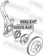 ���������� ����. �����.! Mitsubishi Chariot Grandis N94W 4WD 92-03 �-� [178Febest0482GEAF] 0482GEAF ����