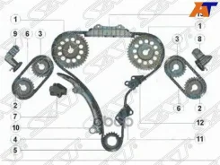 �������� ������ ���� ��� Nissan Pathfinder 95-04 / Terrano 95-02 VQ20DE; VQ25DE; VQ30DE [178Sattkns308A] TKNS308A ����