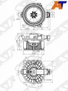 ����� ��������� ������ (����� ����) Toyota Corolla (E150, E180) 06-19 / Hilux Pick Up 04-15 [178Satst8710342090] ST8710342090 ����