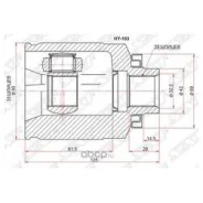 ���� (�������/ ������/ �����) Hyundai Santa Fe 05-12 [178Sathy103], ������ �������� HY103 ����