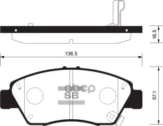 ������� ���������, �������� HO Civic Hybrid 04- [178Sangsinbrakesp1435] SP1435 ����