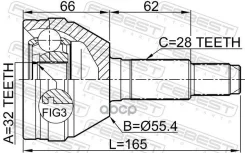���� �������� ��������! Chevrolet Evanda 2.0i 05, Daewoo Evanda 2.0i 02 [178Febest1110010] 1110010 ����
