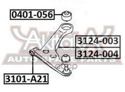 ����� �������� ������ | ����� ���� | Chery/ FORA A21 2006- [178ASVA3124003] 3124003 ����